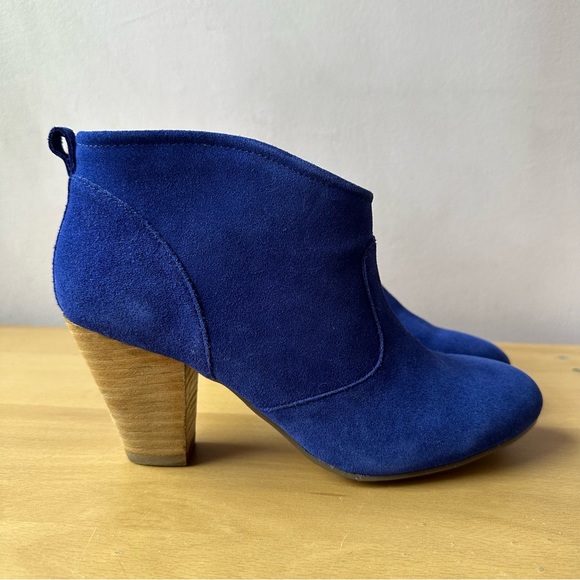 Brand New Blue Report Suede Boots Booties - Picture 12 of 16